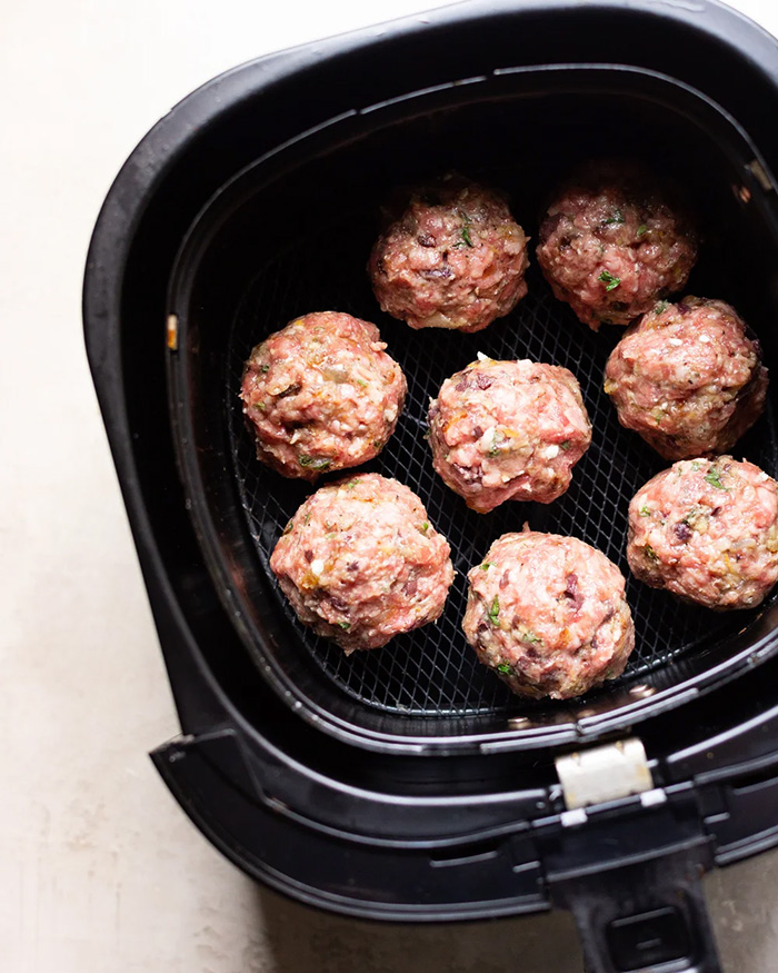 lamb meatballs in air fryer