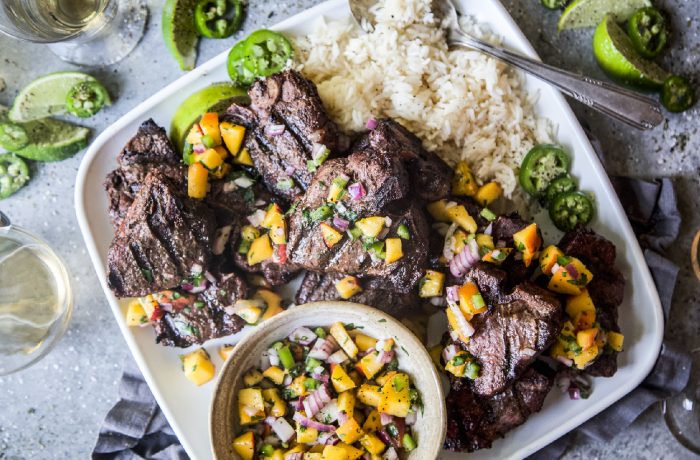 Jerk Lamb Loin Chops