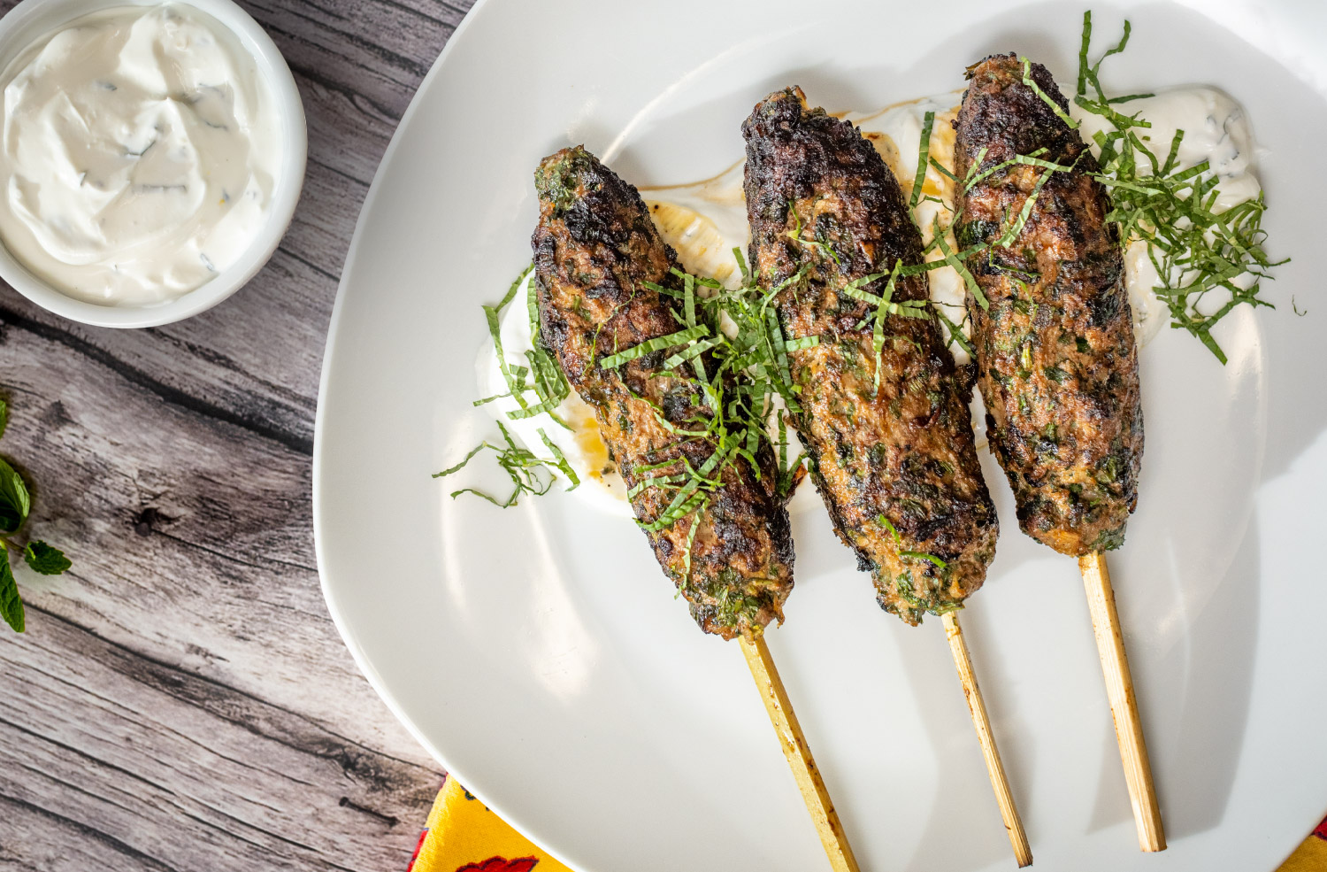 Lamb Kabobs with Mint