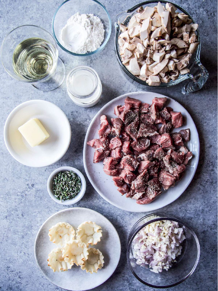 mini-wellington ingredients