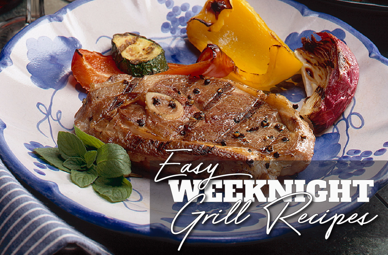 Grilled Lamb and Vegetables
